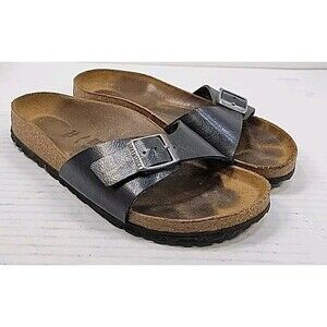 Birkenstock Madrid Sandals Black Strap Size EU 36 Women’s 5 Made In Germany